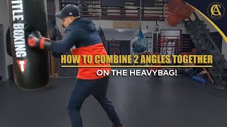 How to combine 2 angles together on the heavybag! { double angle 🔥 }