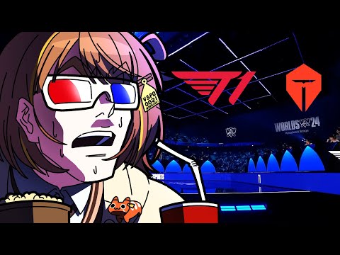 【브이스포】 T1vsTES를 보는 일본 버튜버 (일본해설)