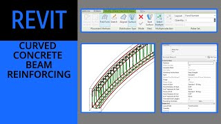 Revit Structures  - Curved Concrete Beam Reinforcing