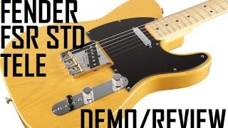 Fender FSR Standard Ash Telecaster Demo HD