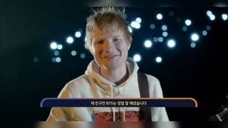 Ed Sheeran Singing Permission To Dance By Bts On Mama 2021