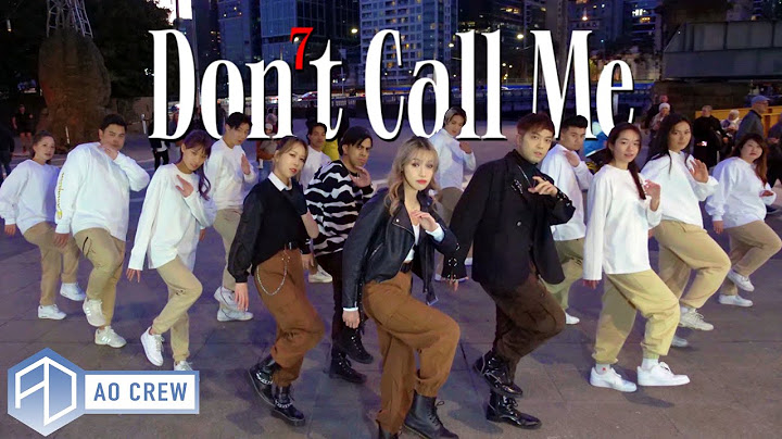 KPOP IN PUBLIC SHINee 'Don't Call Me' Dance Cover [AO CREW - AUSTRALIA] ONE SHOT vers.