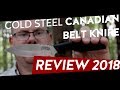 Cold steel canadian belt knife final review 2018