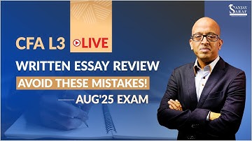 CFA L3 Written Essay Review | Mistakes to avoid on the exam day!