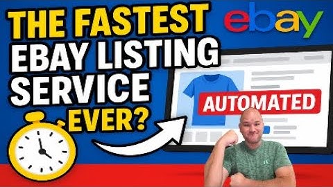 FASTEST Automated AI Ebay Listing Service 100 listings per day