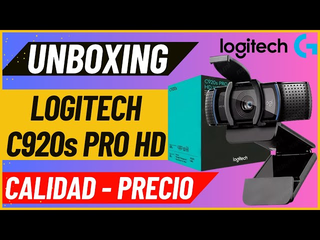 CÁMARA WEB LOGITECH C920S FULL HD CON OBTURADOR DE PRIVACIDAD