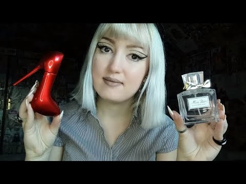 ASMR Perfume Collection part 3 ⚗️ pokazujem vam parfeme (Tingly glass Tapping)