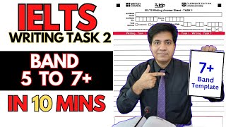 IELTS Writing Task 2 Essay Writing - From Band 5 - 7 In 10 Mins Only By Asad Yaqub