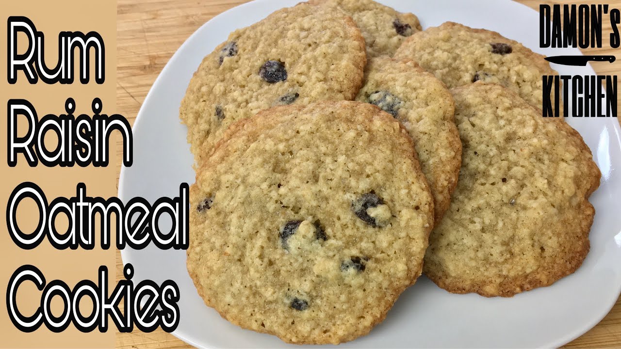 How To Make Rum Raisin Oatmeal Cookies Damon’s Kitchen YouTube