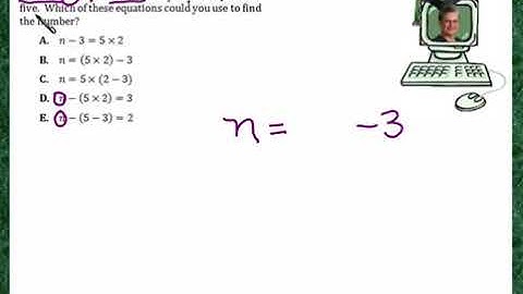 Praxis Application ALG102  Write an equation from an English statement