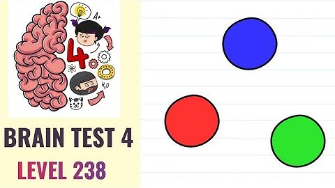 🧠 Brain Test 4 Level 238 | Tap on the red one | Walkthrough