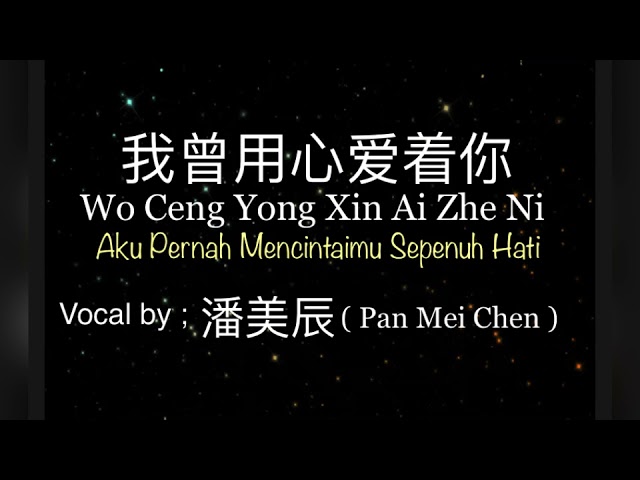 我曾用心爱着你 (Wo Ceng Yong Xin Ai Zhe Ni) I Vocal by ; 潘美辰 ( pan mei chen ) l terjemahan chinese - Indo class=