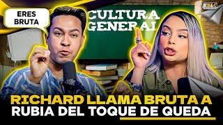 RICHARD LE ENTRA A LA RUBIA DEL TOQUE DE QUEDA Y LA LLAMA “BRUTA” LE DA CON TO