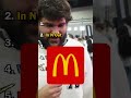 Blind Ranking Fast Food with a 300lbs Football Player #shorts #food #football