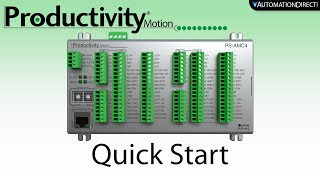 Productivity AMC: Motion Controller Quick Start at AutomationDirect screenshot 2