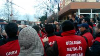 Paksan işçilerinden grev yasağına tepki