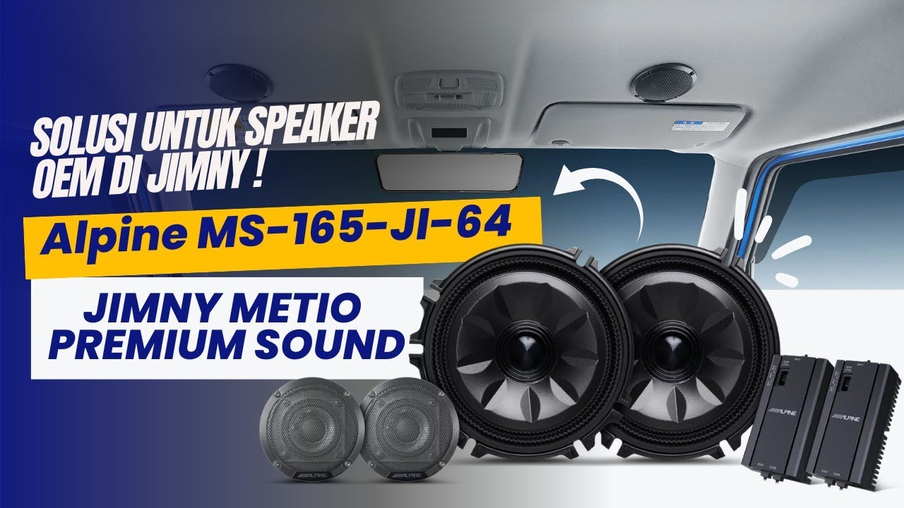 Unboxing Car Audio - Alpine MS-165-JI-64 Jimny Metio Premium Sound