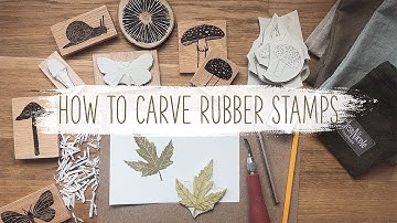 How To Carve Rubber Stamps For Block Printing