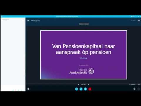 Webinar: omzetting pensioenkapitaal