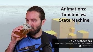 Amazon Sumerian: State Machine vs Timeline (Twitch broadcast)