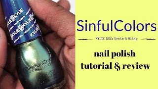 Sinfulcolors kylie jenner denim bling ...