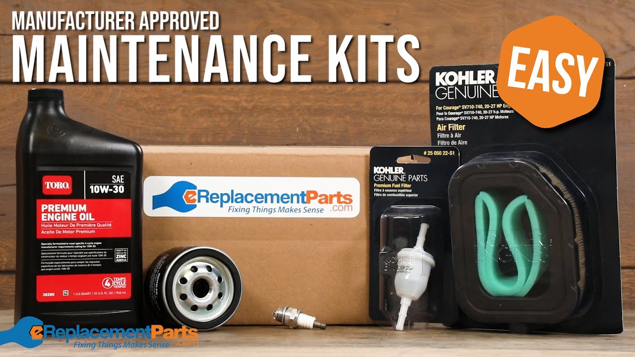 Repair Your Outdoor Power Equipment FAST with Maintenance Kits from