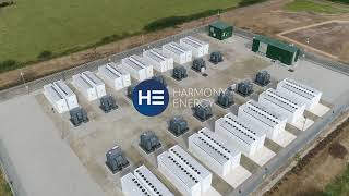 Contego Battery Energy Storage Facility Time Lapse 30 Secs - Harmony Energy, Frv & Tesla