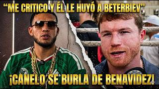 CANELO ALVAREZ CRITICA Y SE BURLA DE BENAVIDEZ POR HUIR Y RECHAZAR PELEAR CONTRA ARTUR BETERBIEV