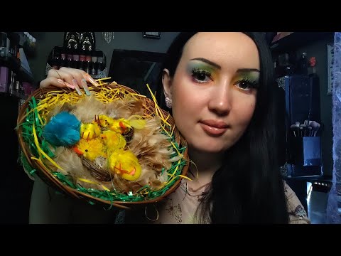 ASMR Uskrs 🪺 Easter Themed Triggers 🐣 Tapping and Scratching Assortment 