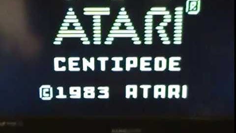 First Centipede High Score Run Intellivision