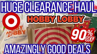 HOBBY LOBBY 90 OFF CLEARANCE HAUL🏃🏽‍♀️🧡TARGET 90% OFF HAUL🏃🏽‍♀️🧡 #hobbylobby #clearance Wealth