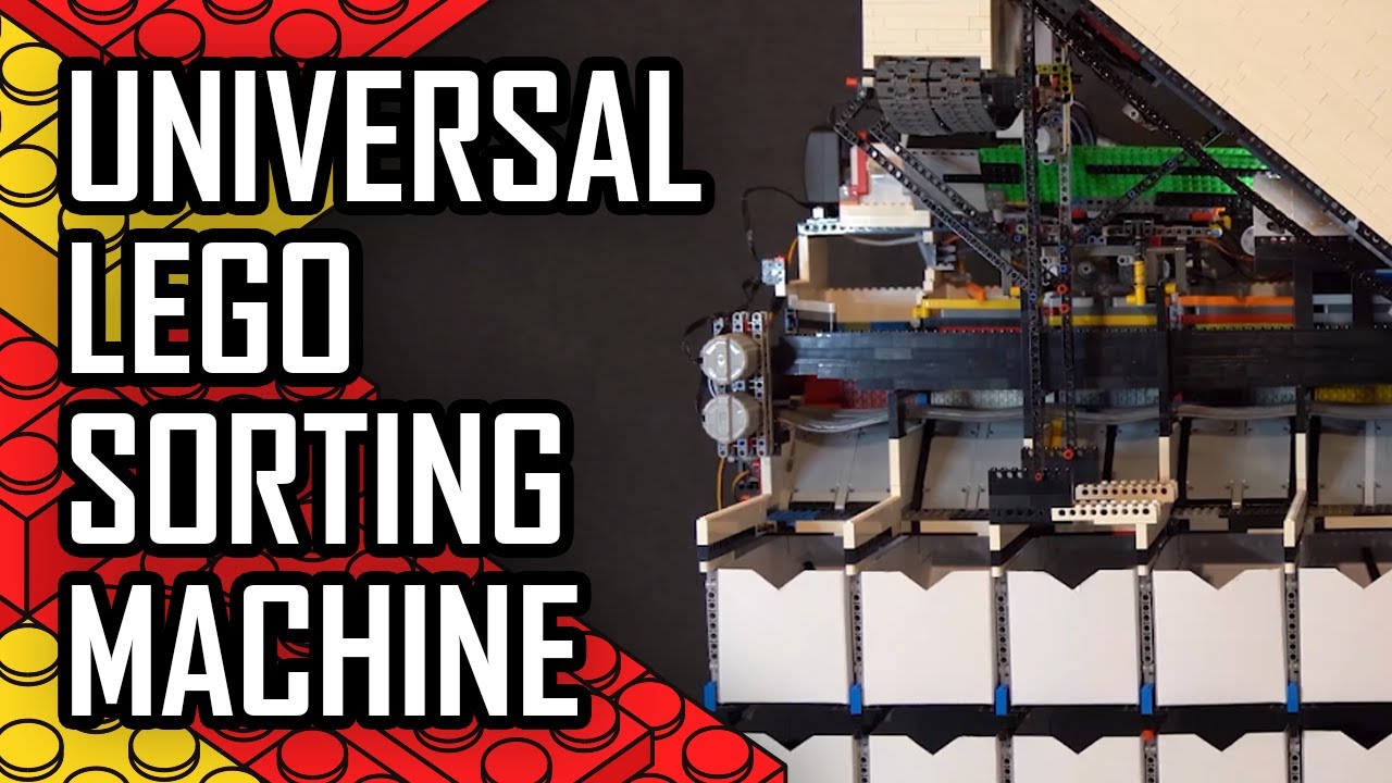 the universal LEGO sorter is an AI-powered machine that sorts every type of  block