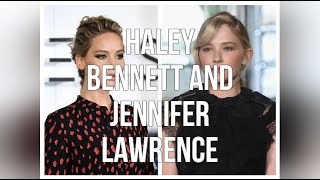 Haley Bennett And Jennifer Lawrence