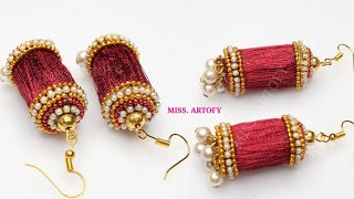 DIY Best out of Waste Jhumka by MISS. ARTOFY