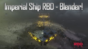 RBDLab Addn for Blender - Imperial Ship!!