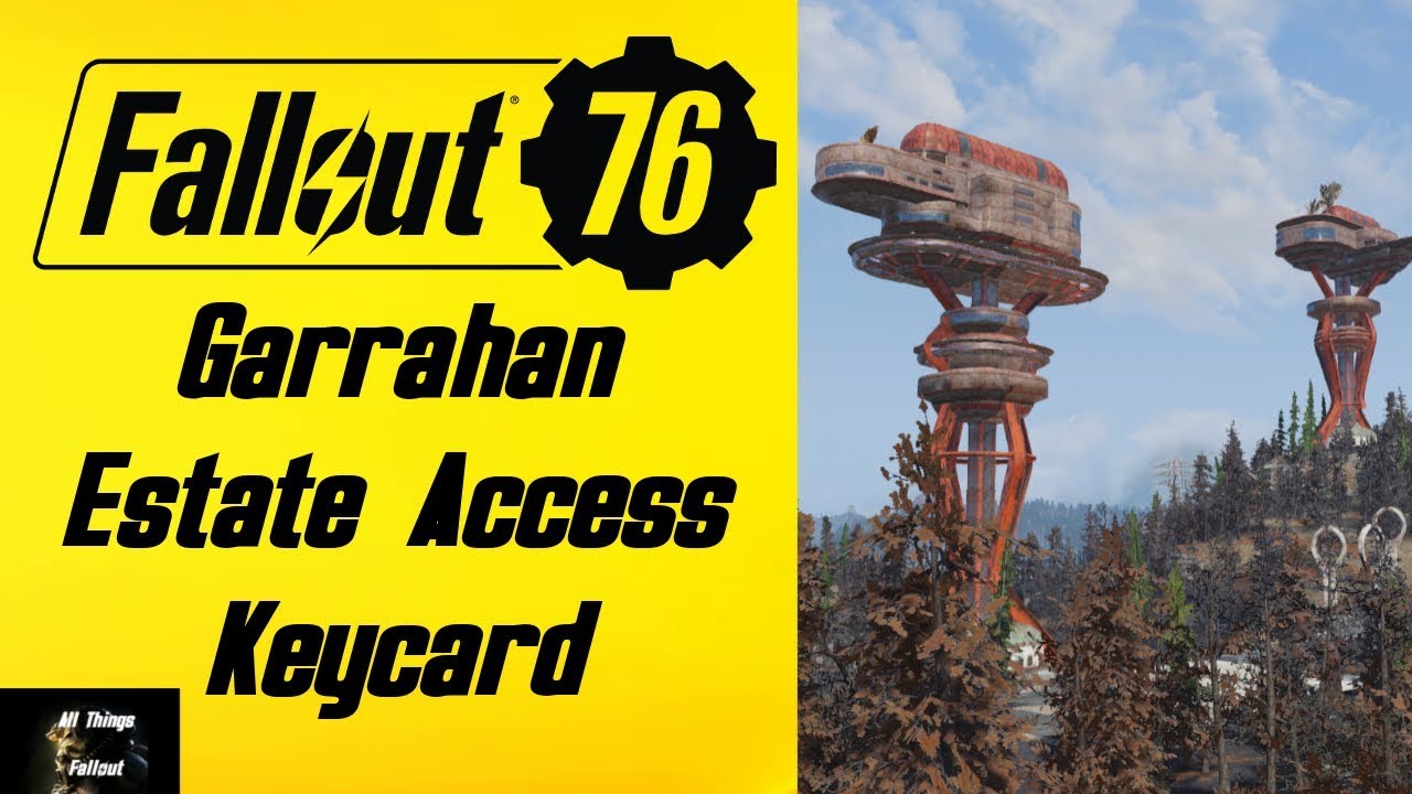 Fallout 76 Garrahan Estate Access Keycard Location YouTube