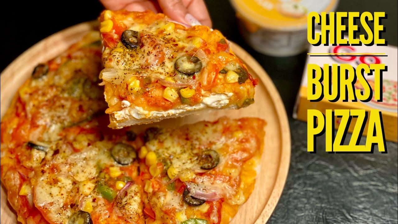 Cheese Burst Pizza Recipe चीज बर्स्ट पिज़्ज़ा How to Make Cheese