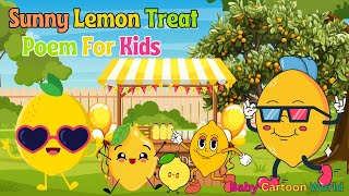 Sunny Lemon Treat Poem For Kids