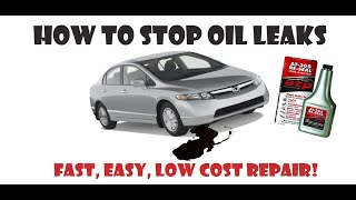 How to stop oil leaks on 2006 honda civic. Fix engine oil leak by Jack of All 5,579 views 1 year ago 2 minutes, 49 seconds
