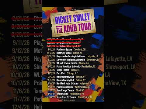 Rickey Smiley: The ADHD Tour Dates