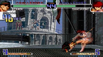 KOF 2002 CHOI VS SHEREMIE COMBO 80 HITS 😱😱(ALTERED HITBUG)