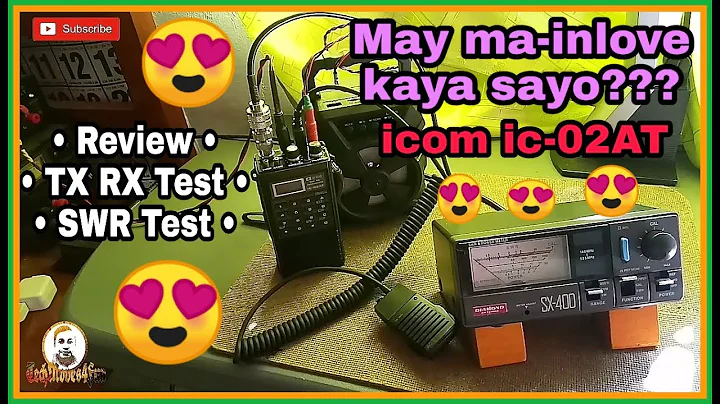 icom ic-02AT | VHF | Review | TX RX Test | SWR Test | May ma-inlove kaya sayo???