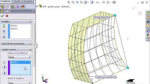 4 Lofts   06 Guide Curves