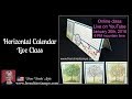 Horizontal Calendar Horizontal Calendar