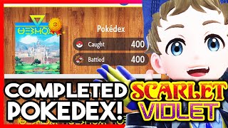 Pokemon Scarlet & Violet Pokedex Completion Reward! 