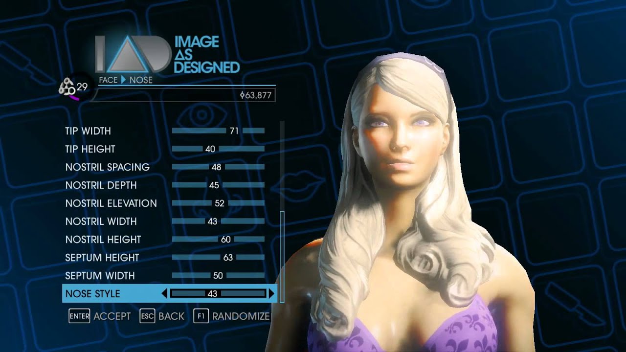 character creation game saints row 4