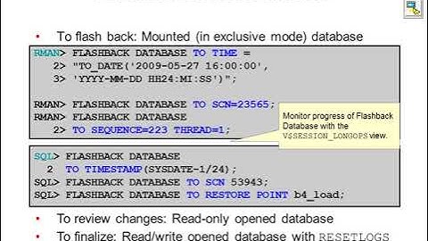 Performing Flashback Database in Oracle || Admin II Chapter No 12