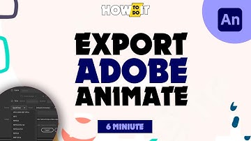 How to export adobe animate mp4 2024 | Skill Wave