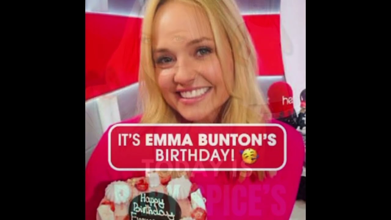 Happy Birthday, Emma Bunton!! 🎉🎉🥳🥳