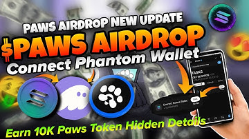 Paws New Task Solana Wallet |How to Connect Solana Wallet in Paws|Connect Solana Wallet Paws Process